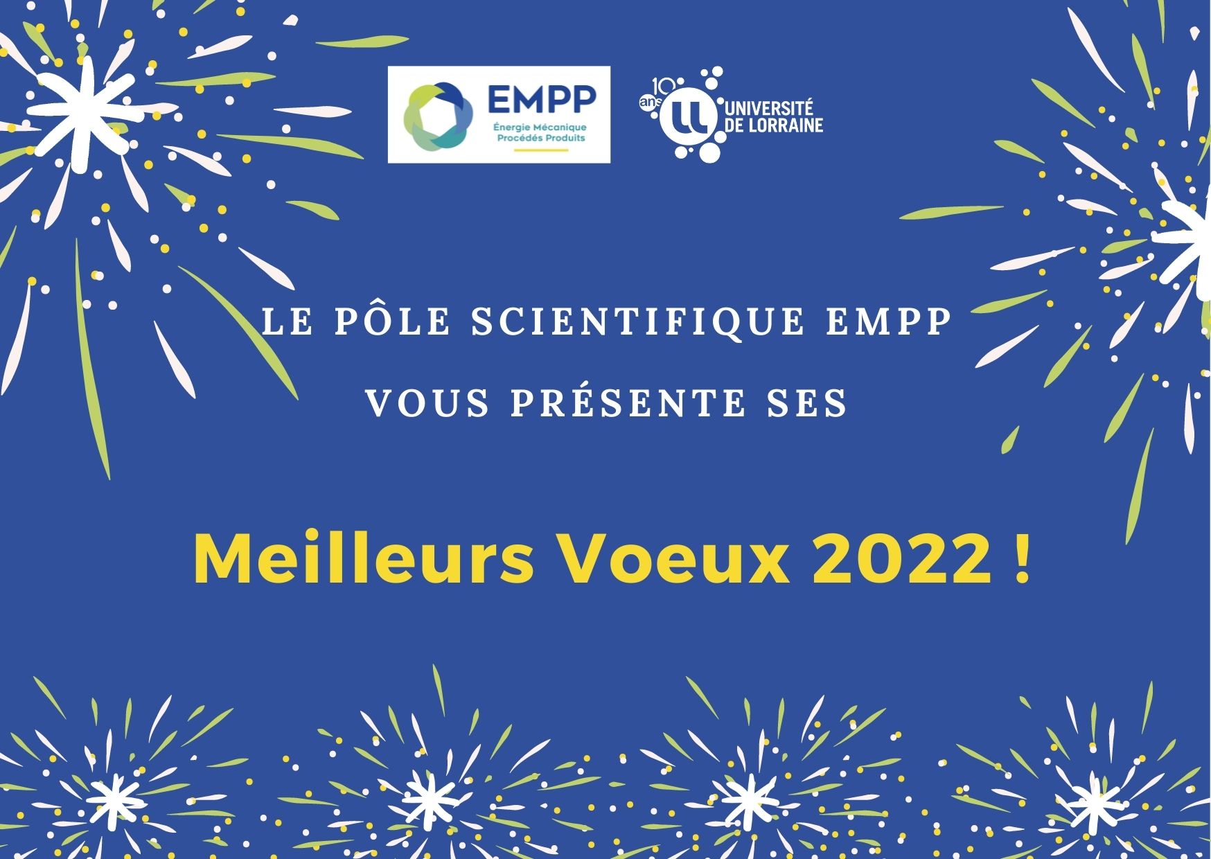 You are currently viewing The EMPP Science Cluster wishes you all the best for 2022 !