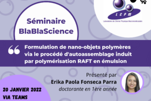 [Scientific Seminar] Formulation of Polymeric Nano-objects