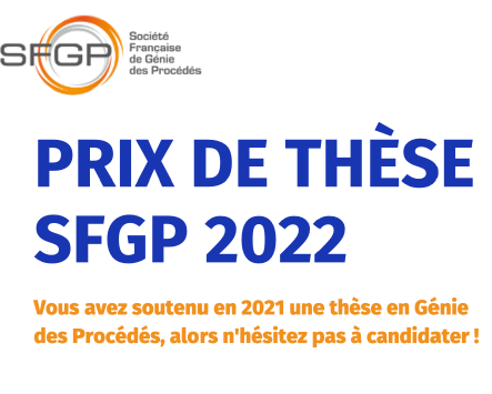 You are currently viewing Prix de thèse SFGP 2022