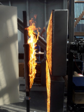 You are currently viewing LEMTA – Fire safety: LEMTA carries out tests on the ignition of wooden structures for the home