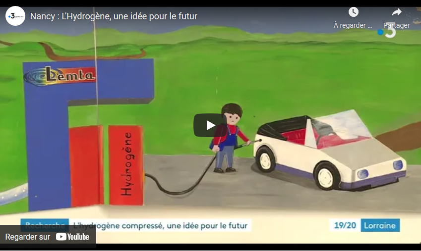You are currently viewing Le LEMTA à l’honneur dans un reportage France 3 Lorraine sur l’hydrogène