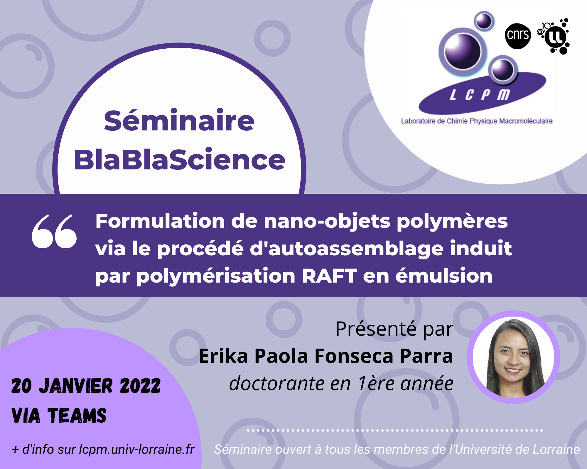 You are currently viewing [Scientific Seminar] Formulation of Polymeric Nano-objects