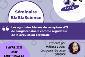 [Scientific Seminar] “Biased angiotensin II AT1 receptor agonists as regulators of cerebral circulation.”