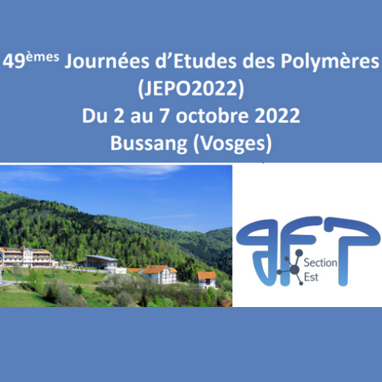 You are currently viewing [Call for papers] 49th Polymer Study Days