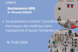 Habilitation à diriger des recherches – Vincent Schick – LEMTA