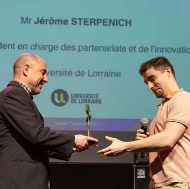 You are currently viewing Mickaël Delcey, winner of the “Docteur-Entrepreneur” thesis prize awarded by the Greater Nancy Metropolis!