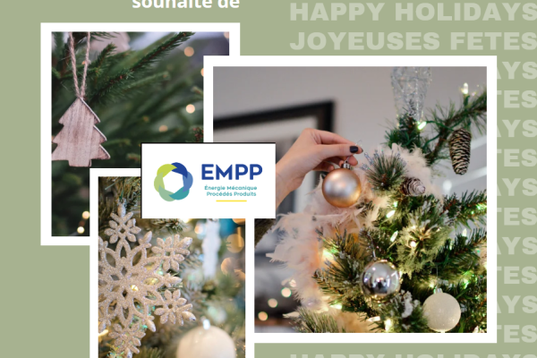 Le Pole Scientifique EMPP vous souhaite de belles fêtes